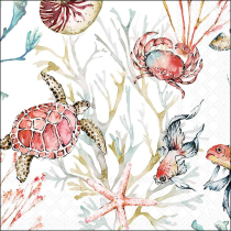 Napkin 33 Sea animals FSC Mix