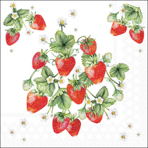 Napkin 33 Bunch of strawberries FSC Mix