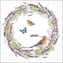 Napkin 33 Chaffinch white FSC Mix