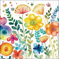 Napkin 33 Vibrant spring white FSC Mix