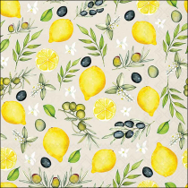 Napkin 33 Olives and lemon FSC Mix