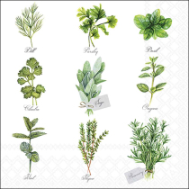 Napkin 33 Herb selection FSC Mix