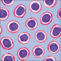 Napkin 33 Amara purple FSC Mix