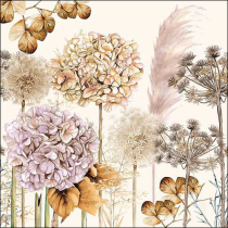 Napkin 33 Dried flowers FSC Mix