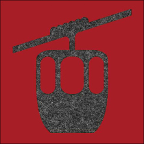 Napkin 33 Gondola red FSC Mix