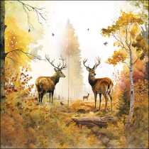Napkin 33 Autumn forest FSC Mix