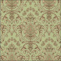 Napkin 33 Baroque ornament green FSC Mix