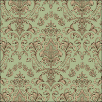 Napkin 33 Baroque ornament green FSC Mix