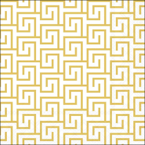 Napkin 33 Greek key white/gold FSC Mix