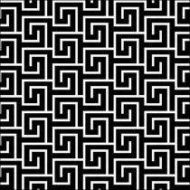 Napkin 33 Greek key black/white FSC Mix