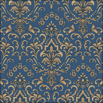 Napkin 33 Baroque ornament blue FSC Mix