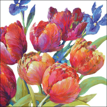 Napkin 33 Tulips of joy FSC Mix