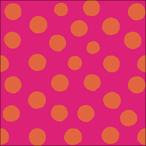Napkin 33 Polka dots orange/pink FSC Mix