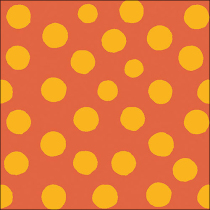 Napkin 33 Polka dots yellow/orange FSC Mix
