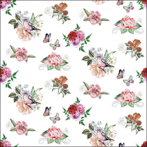 Napkin 33 Charlotte white FSC Mix