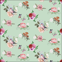 Napkin 33 Charlotte green FSC Mix