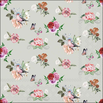 Napkin 33 Charlotte stone FSC Mix