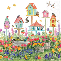 Napkin 33 Birdhouses FSC Mix