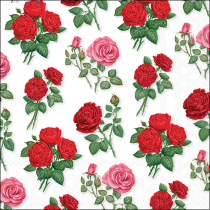 Napkin 33 Hailey white FSC Mix