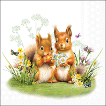 Napkin 33 Little squirrels FSC Mix
