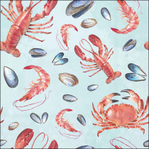 Napkin 33 Sea life aqua FSC Mix