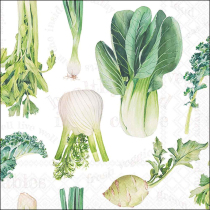 Napkin 33 Fresh veggies white FSC Mix