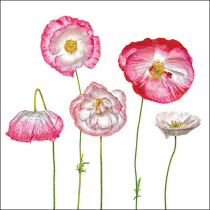 Napkin 33 Pale poppies FSC Mix