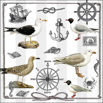 Napkin 33 Maritime items FSC Mix