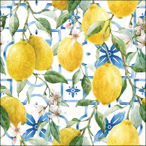 Napkin 33 Mediterranean lemons FSC Mix