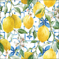 Napkin 33 Mediterranean lemons FSC Mix