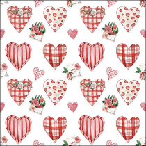 Napkin 33 Lovely hearts FSC Mix