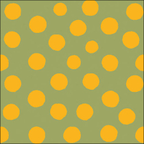 Napkin 33 Polka dots yellow/green FSC Mix