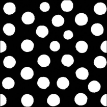 Napkin 33 Polka dots white/black FSC Mix