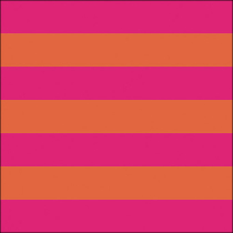 Napkin 33 Block stripe orange/pink FSC Mix