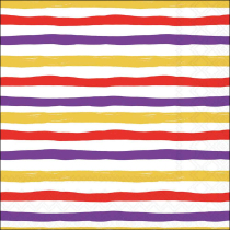 Napkin 33 Wavy stripes lila FSC Mix