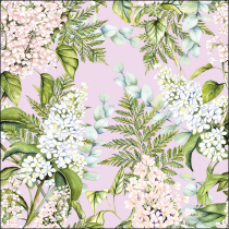 Napkin 33 Soft lilacs lilac FSC Mix