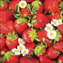 Napkin 33 Strawberry FSC Mix