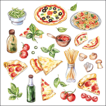 Napkin 33 Pizza and pasta FSC Mix