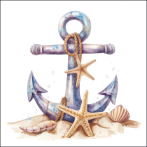Napkin 33 Rusty anchor FSC Mix