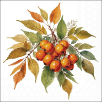 Napkin 33 Sea buckthorn bunch FSC Mix