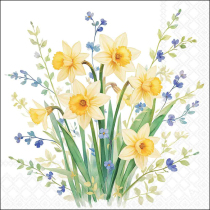 Napkin 33 Daffodil wildflowers FSC Mix