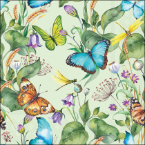 Napkin 33 Animal paradise green FSC Mix