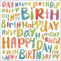 Napkin 33 Happy day FSC Mix