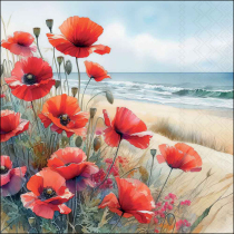 Napkin 33 Poppies by the sea FSC Mix