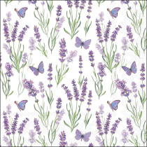 Napkin 33 Butterfly lavender FSC Mix