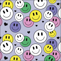 Napkin 33 Smiley lilac FSC Mix