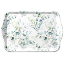 Tray melamine 13x21 cm Eucalyptus all over