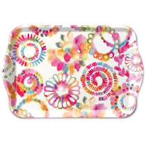 Tray melamine 13x21 cm Fantasy circles