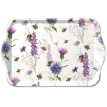 Tray melamine 13x21 cm Bumblebees in the meadow