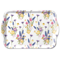 Tray melamine 13x21 cm Hello spring